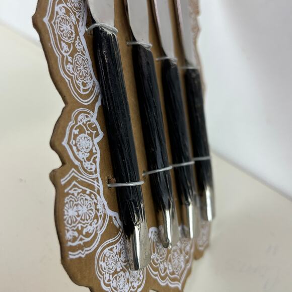 Artistic Accents Hand Crafted Twig Branch Cheese Spreader Butter Knifes Set of 4 - Picture 3 of 5